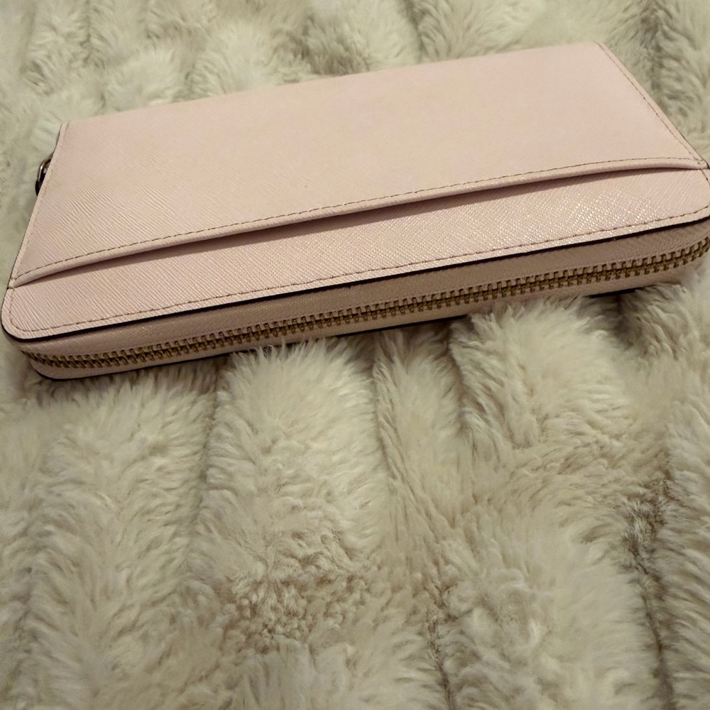 Kate Spade New York Laurel Way Neda Saffiano Leather Zip Around Wallet - Picture 8 of 8